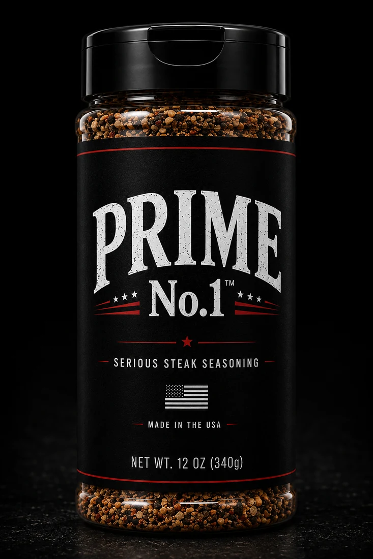 Prime No. 1 Serious Steak Seasoning bottle
